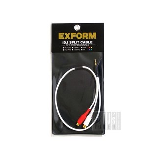 EXFORM iDJ SPLIT CABLE SERIES  RCA-JX2-0.5M
