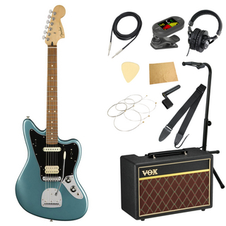 Fenderフェンダー Player Jaguar PF Tidepool エレキギター VOXアンプ付き 入門11点 初心者セット