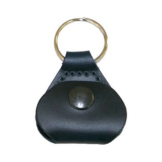 Perri's ペリーズ FBPH-7139 BLACK Baseball Leather Pick Keychains ピックホルダー ピックケース キーリング付き