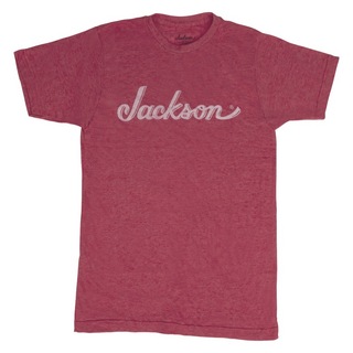 Jacksonジャクソン Logo Men's T-Shirt Heather Red Mサイズ 半袖 Tシャツ