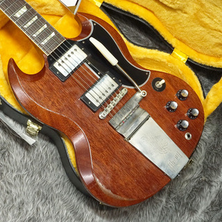 Gibson Custom Shop Murphy Lab 1964 SG Standard with Maestro Vibrola "Heavy Aged" Faded Cherry