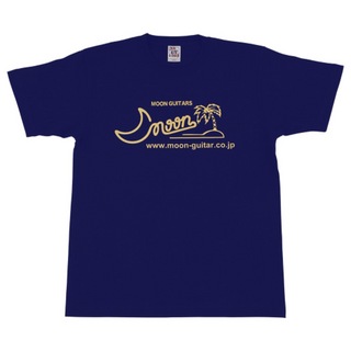 Moon ムーン T-shirt Navy Blue Lサイズ Tシャツ 半袖 ネイビーブルー