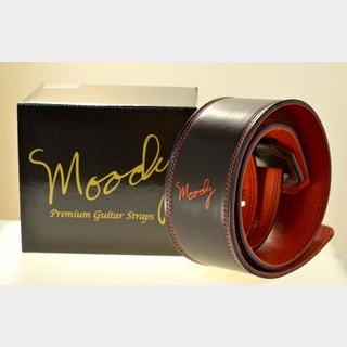 moody MOODY STRAPS Leather&Leather2.5" Standard -Black/Red-