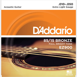 D'AddarioEZ900 85/15アメリカンブロンズ 10-50 エクストラライト