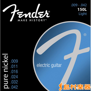 Fender 150L エレキギター弦 ライトゲージ 009-042073-0150-403