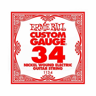 ERNIE BALL アーニーボール 1134 NICKEL WOUND 034 エレキギター用バラ弦