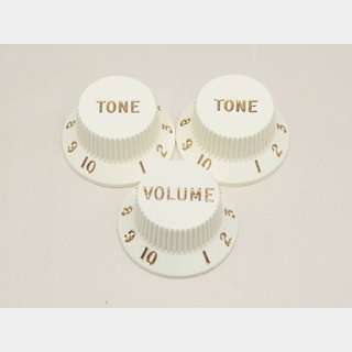 Fender Vol & Tone Knobs Parchment 005-6254-049【福岡パルコ店】