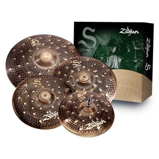Zildjian S Dark Cymbal Pack [NAZLSD4680 / 14 HiHats， 16 Crash， 18 Crash，20 Ride]