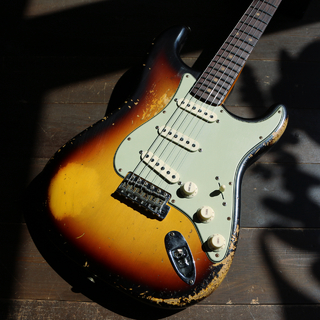 Fender Custom Shop 1960 Stratocaster Heavy Relic Faded Aged 3-Color Sunburst