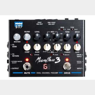 EBSMicroBass 3 2-Channel Professional Outboard Preamp ベース用 プリアンプ【渋谷店】