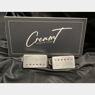 Cream T Pickups'57 GT Raw nickle Set
