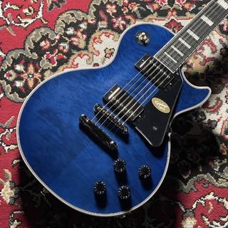 EpiphoneLes Paul Custom Quilt Viper Blue (バイパーブルー) エレキギター レスポールカスタム 島村楽器限定【4.01