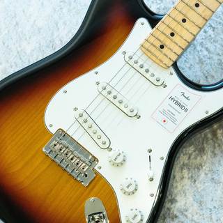 Fender Made in Japan Hybrid II Stratocaster Maple Fingerboard -3-Color Sunburst-【#JD23031910】