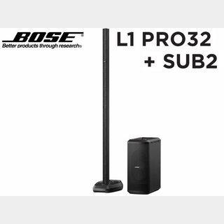 BOSE L1 Pro 32 + SUB2 ◆ ラインアレイポータブルスピーカー【ローン分割手数料0%(12回迄)】☆送料無料!!