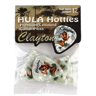 CLAYTONクレイトン HHH/12 Hula Hotties Heavy スタンダード ギターピック×12枚