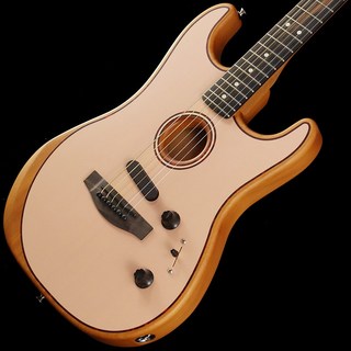 Fender Acoustics FSR American Acoustasonic Stratocaster (Shell Pink/Ebony Fingerboard)