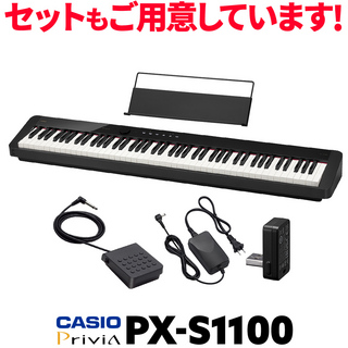 CasioPX-S1100 BK ブラック 電子ピアノ 88鍵盤 【PX-S1000後継品】
