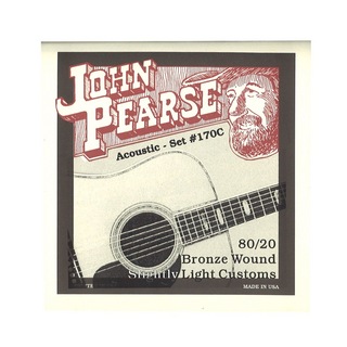John Pearse170C アコースティックギター弦 11-52×6セット