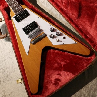 Gibson 70s Flying V ~Antrique Natural~ #220230083 【3.34kg】【バインディング、ドット】【丸ヘッド】