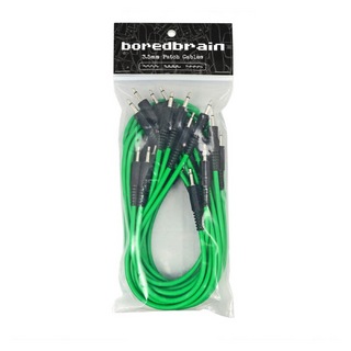 Boredbrain MusicEurorack Patch Cables Essential 12-Pack Slime Green パッチケーブル 12本パック
