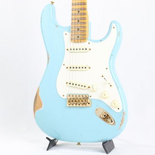 Fender Custom Shop 2023 Spring Event Limited Edition 1957 Stratocaster Relic Faded/Aged Daphne Blue with Gold Hardwa...