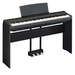 YAMAHA P-125aB 純正ペダルユニット&スタンドセット 電子ピアノ デジタルピアノ 88鍵盤 ブラック