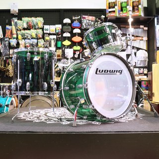 LudwigVistalite Limited Edition FAB Outfit 3pc Drum Kit - Green [L94233LX49WC] [2022年限定カラー]【在庫...