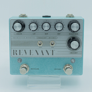 Revelation Effects REVENANT Preamp-Boost V1.2 -Teal Sparkle with Silver face plate- (Limited)