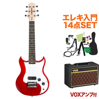 VOX SDC-1 MINI RD ミニエレキギター初心者14点セット 【VOXアンプ付き】 ミニギター