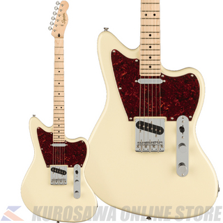Squier by Fender Paranormal Offset Telecaster, Maple, Olympic White 【小物プレゼント】(ご予約受付中)