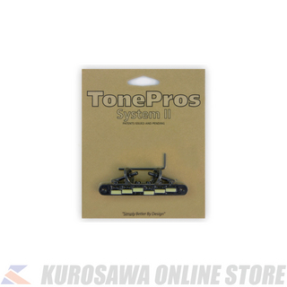 TONE PROS AVR2G-B TonePros Replacement ABR-1 Tuneomatic with "G Formula"saddles