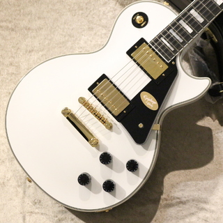 EpiphoneInspired by Gibson Custom Les Paul Custom ~Alpine White~ #23121523731【4.05kg】【Gibsonヘッド】