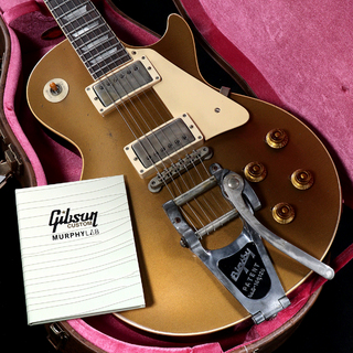Gibson Custom ShopMurphy Lab 1957 Les Paul Standard w/Bigsby Heavy Aged Gold Top Dark Back(重量:4.26kg)【渋谷店】