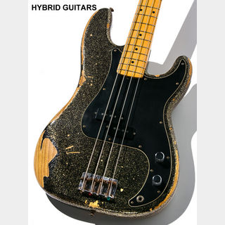 Fender Custom Shop J Signature Precision Bass Heavy Relic Black Gold Master Built by GREG FESSLER 2020
