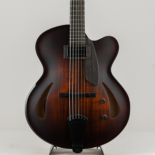 Victor Baker Guitars Model 15 Archtop Brown smoke with satin topcoat S/N:639