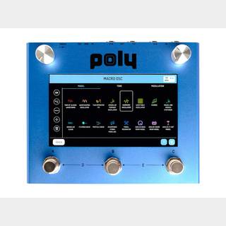 Poly EffectsBeebo Blue Virtual Modular Pedal【ローン分割手数料0%(12回迄)】