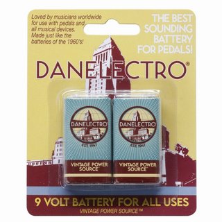 DanelectroDB-2 9V電池 2個セット【横浜店】
