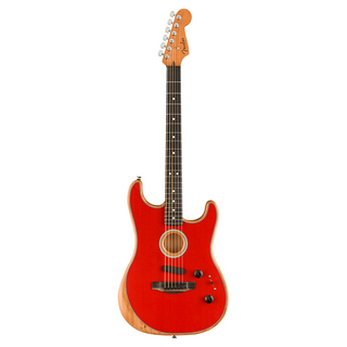 Fenderフェンダー American Acoustasonic Stratocaster Dakota Red エレクトリックアコースティックギター