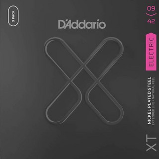D'Addario XTE0942-3P XT Nickel Super Light 3 Set Pack (.009-.042)
