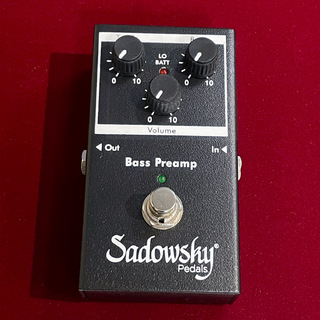 Sadowsky SBP-2 Bass Preamp 【高品位なSadowskyアクティブサウンド】【送料無料】