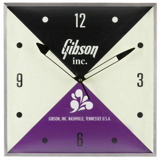 Gibson【展示してます!】GA-CLK3 Gibson Vintage Lighted Wall Clock【ギブソン時計】【壁掛け】