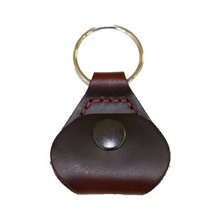 Perri'sペリーズ FBPH-7139 WINE Baseball Leather Pick Keychains ピックホルダー ピックケース キーリング付き
