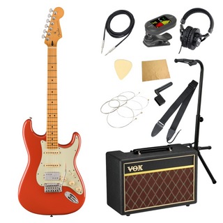 Fenderフェンダー Player Plus Stratocaster HSS MN FRD エレキギター VOXアンプ付き 入門11点 初心者セット