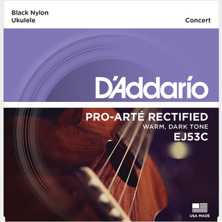 D'Addario EJ53C Pro-Arte Rectified Ukulele Concert コンサート ウクレレ弦【新宿店】