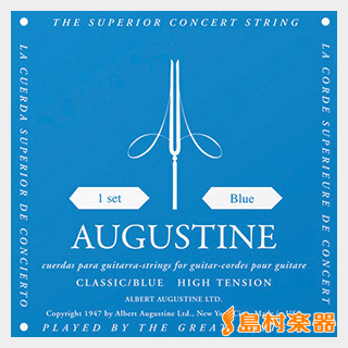 AUGUSTINE BLUE／SET クラシックギター弦 CLASSIC／BLUE 028-045