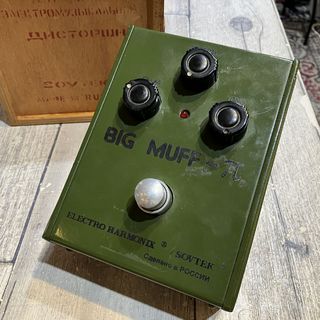 Electro-Harmonix Big Muff Pi Russian Army Green Bubble Font【御茶ノ水本店 FINEST GUITARS】