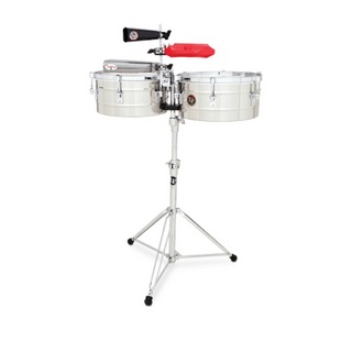 LP LP256-S TITO PUENTE 13" AND 14" TIMBALES Stainless Steel ティンバレス