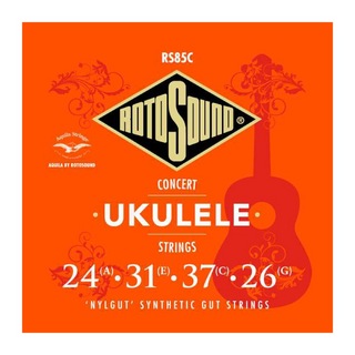 ROTOSOUNDRS85C Ukulele Nylgut Synthetic Gut コンサート用ウクレレ弦×6セット