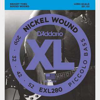 D'Addario EXL280 ニッケル 20-52 PICCOLO BASSピッコロベース/エレキベース弦