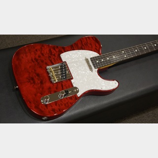 Fender2024 Collection Made in Japan Hybrid II Telecaster Red Beryl w/ Quilt Top